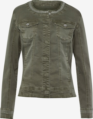 heine Between-Season Jacket in Green: front