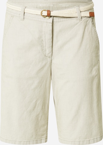 TOM TAILOR Chino Pants in Green: front