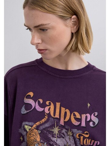 Sweat-shirt Scalpers en violet