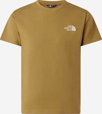 Maglietta 'TEEN SIMPLE DOME REG SS' di THE NORTH FACE in giallo: frontale