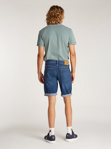 Coupe slim Jean Calvin Klein Jeans en bleu