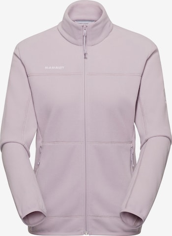 MAMMUT Funktionsfleecejacke in Lila: Vorderseite