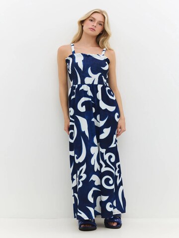 No Matter What Dress in Blue: front