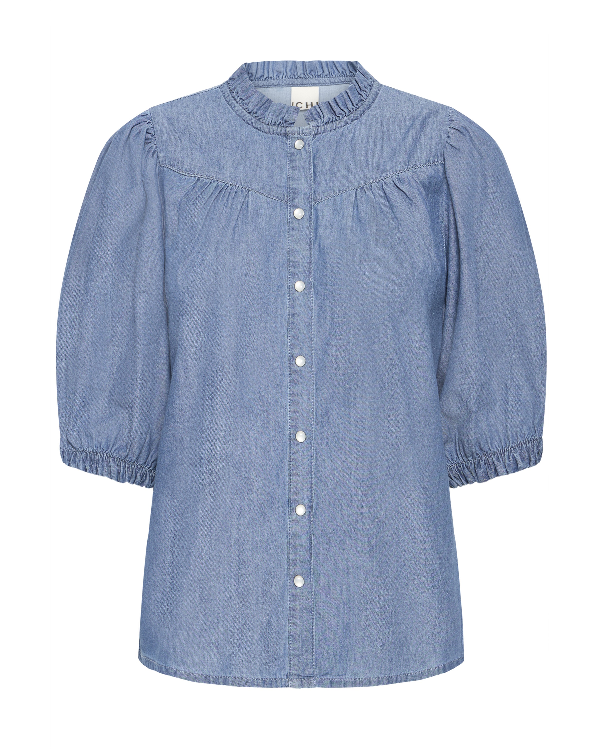 ICHI Blouse 'IHAncey' in Blue: front