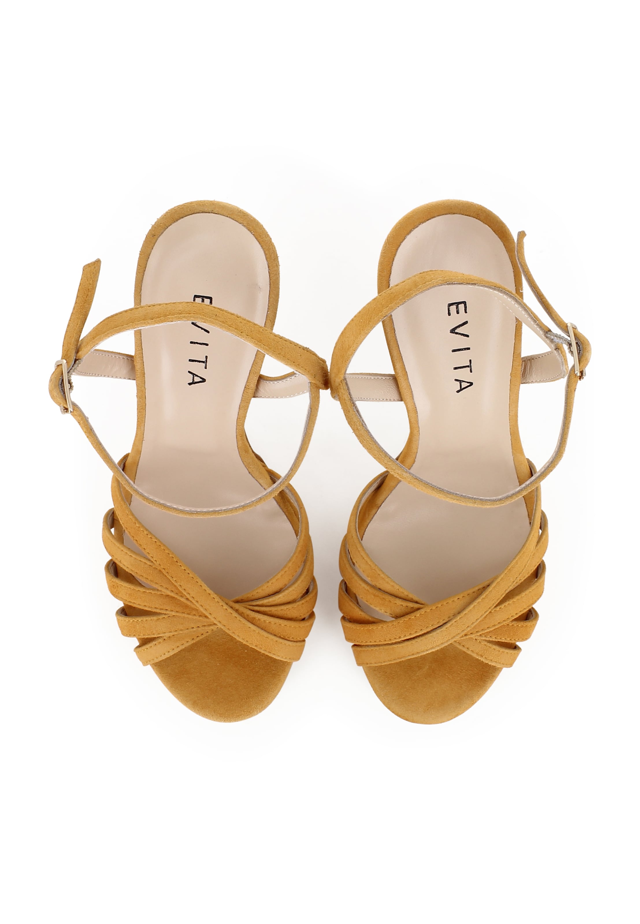 EVITA Sandalen met riem 'EVA' in Oranje