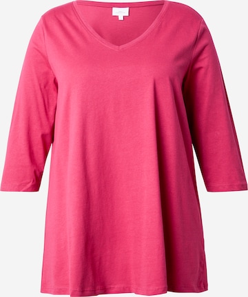 ONLY Carmakoma - Camiseta 'CARBONNIE' en rojo: frente