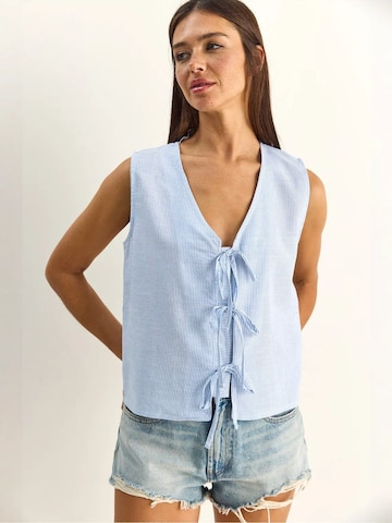 Bianco Lucci Blouse in Blue