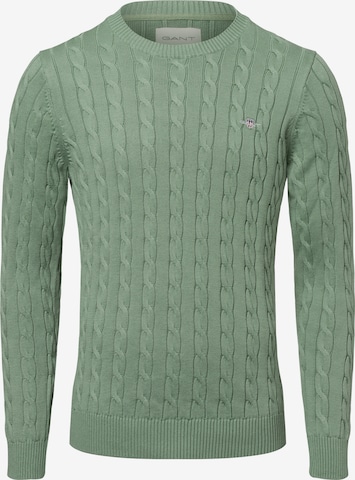 Pull-over GANT en vert : devant