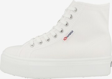 SUPERGA Korkeavartiset tennarit värissä valkoinen