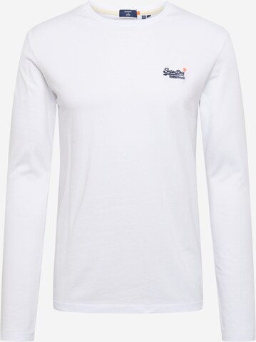 T-Shirt Superdry en blanc : devant