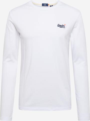 Superdry Regular Fit Shirt in Weiß: predná strana