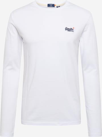 T-Shirt Superdry en blanc : devant