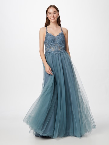 mascara Evening dress in Blue: front