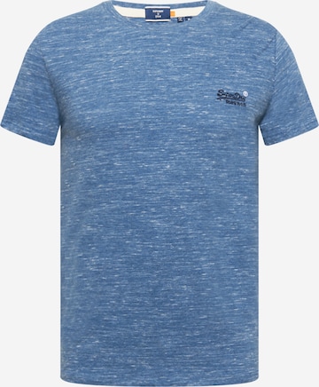 T-Shirt Superdry en bleu : devant