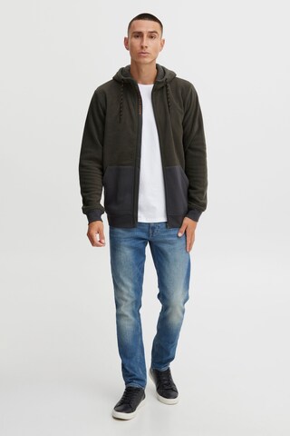 INDICODE JEANS Fleece Jacket 'Lando' in Grey
