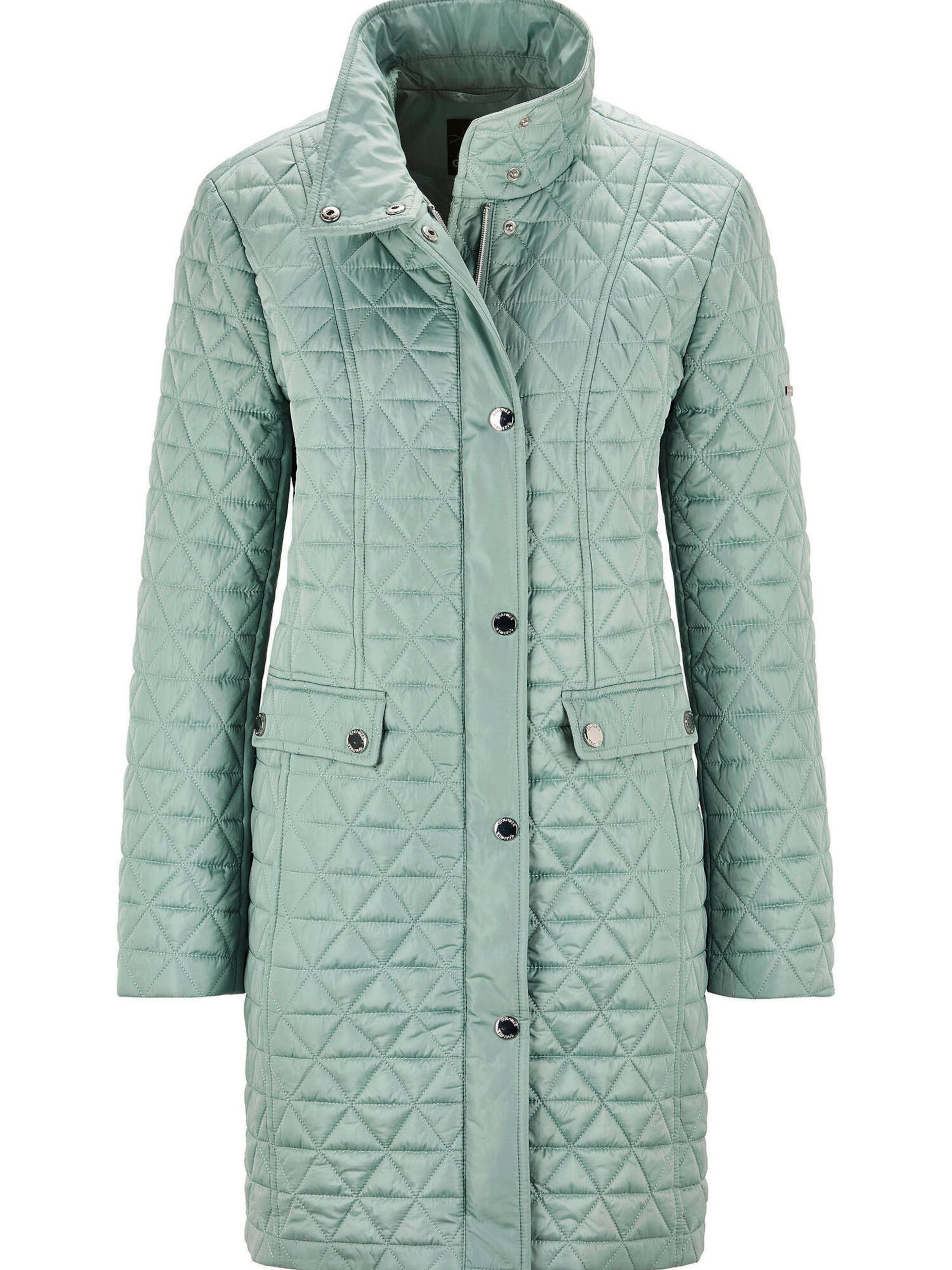 Manteau mi-saison Goldner en vert : devant