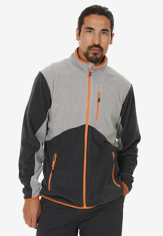 Whistler Athletic Fleece Jacket 'Greyson' in Grey: front