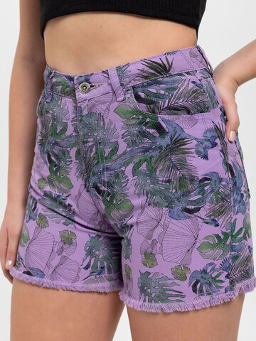 Regular Pantalon By Diess Collection en violet
