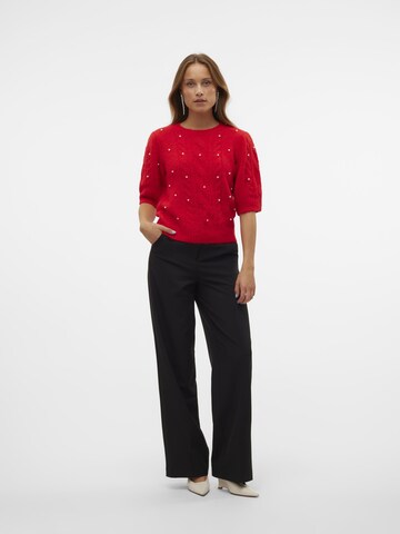 VERO MODA Pullover 'NOVA' i rød