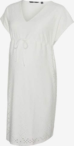 Robe 'VMMTassa' Vero Moda Maternity en blanc : devant