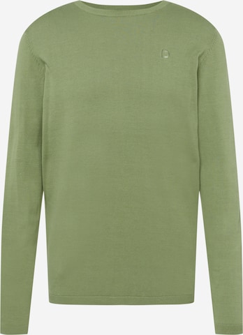 TOM TAILOR DENIM Sweater in Green: front