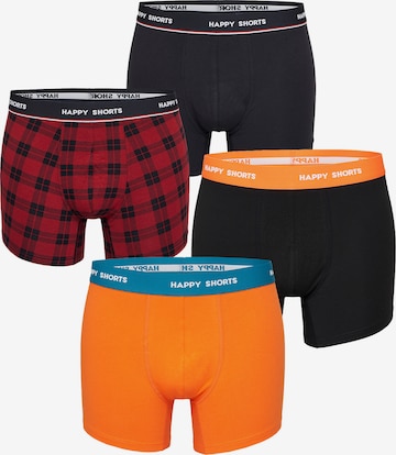Boxers ' Colourful Print Sets ' Happy Shorts en orange : devant