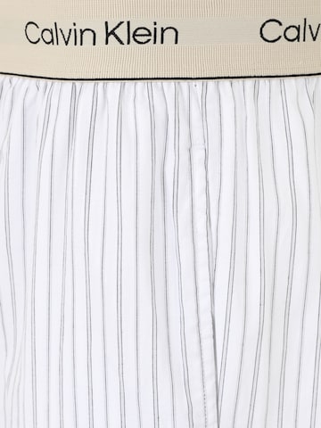 Pantaloncini da pigiama di Calvin Klein Underwear in bianco