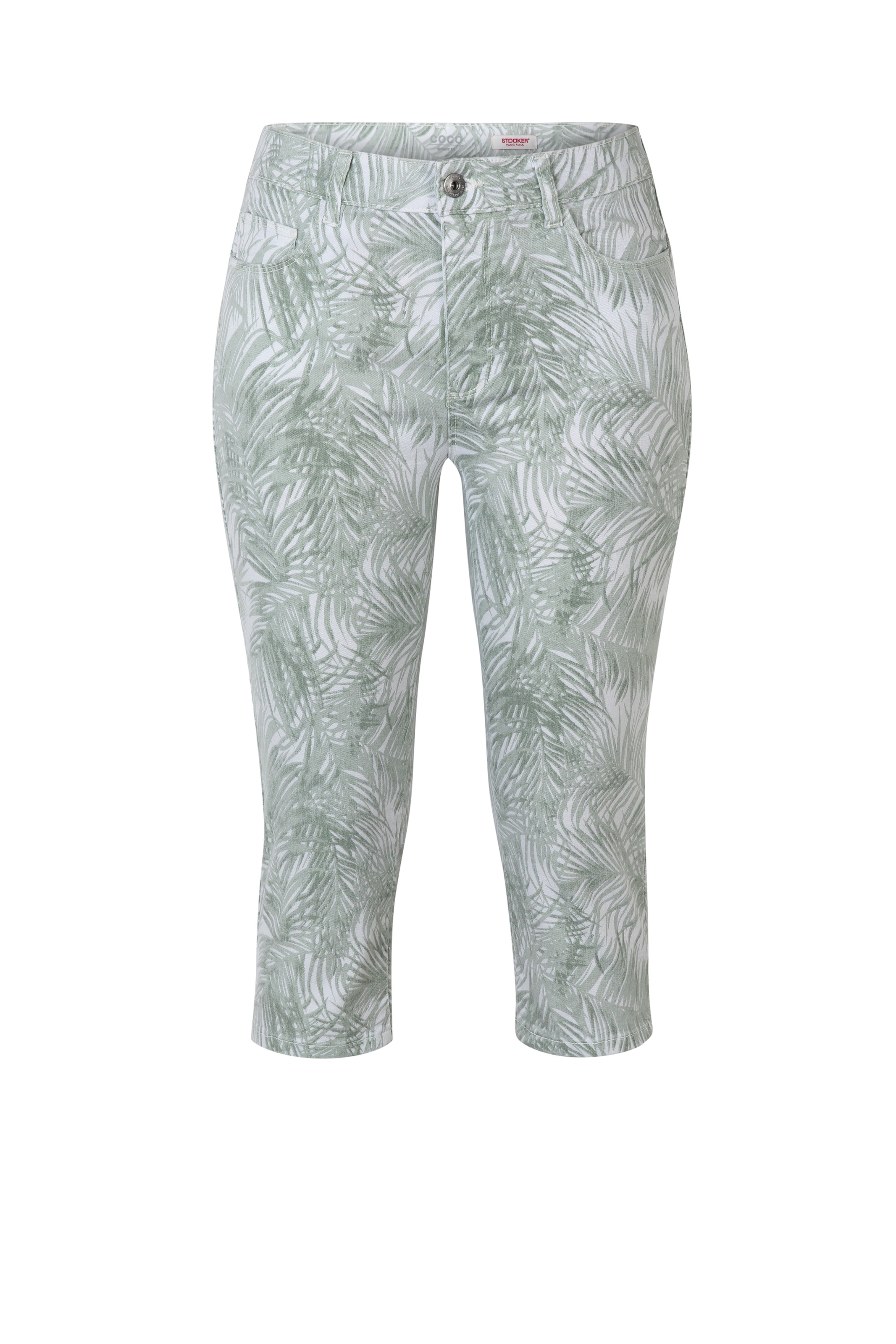 STOOKER WOMEN Skinny Jeans in Green: front