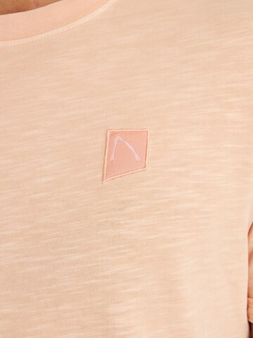 CHASIN' T-shirt 'Brody Slub' in Orange