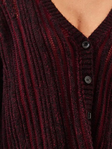 Bianco Lucci Gebreid vest in Rood