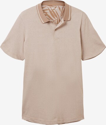 T-Shirt TOM TAILOR en beige : devant