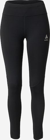 ODLO - Skinny Pantalón deportivo 'Zeroweight' en negro: frente