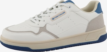 Baskets basses TOM TAILOR en blanc : devant