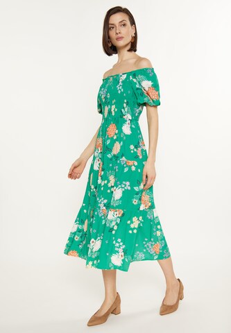 Usha - Vestido de verão 'Spring Summer' em verde