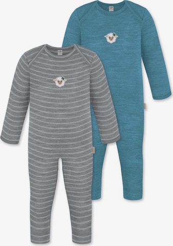 normani Strampler 'Waverly' in Grau: Vorderseite