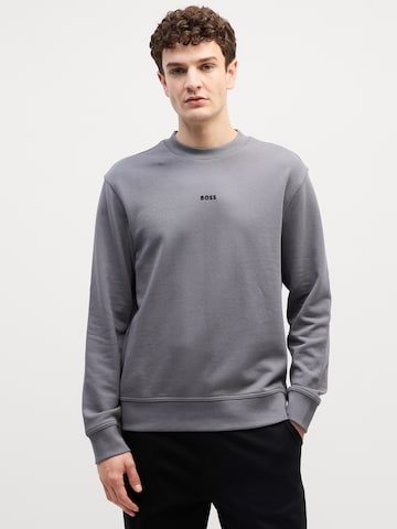 BOSS Sweatshirt 'WeSmall' in Grau