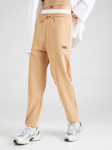 Loosefit Pantaloni sportivi 'C92' di FILA in beige: frontale