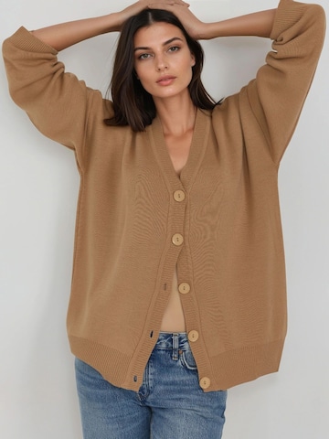Cardigan 'Strickjacken' My fashion en beige : devant