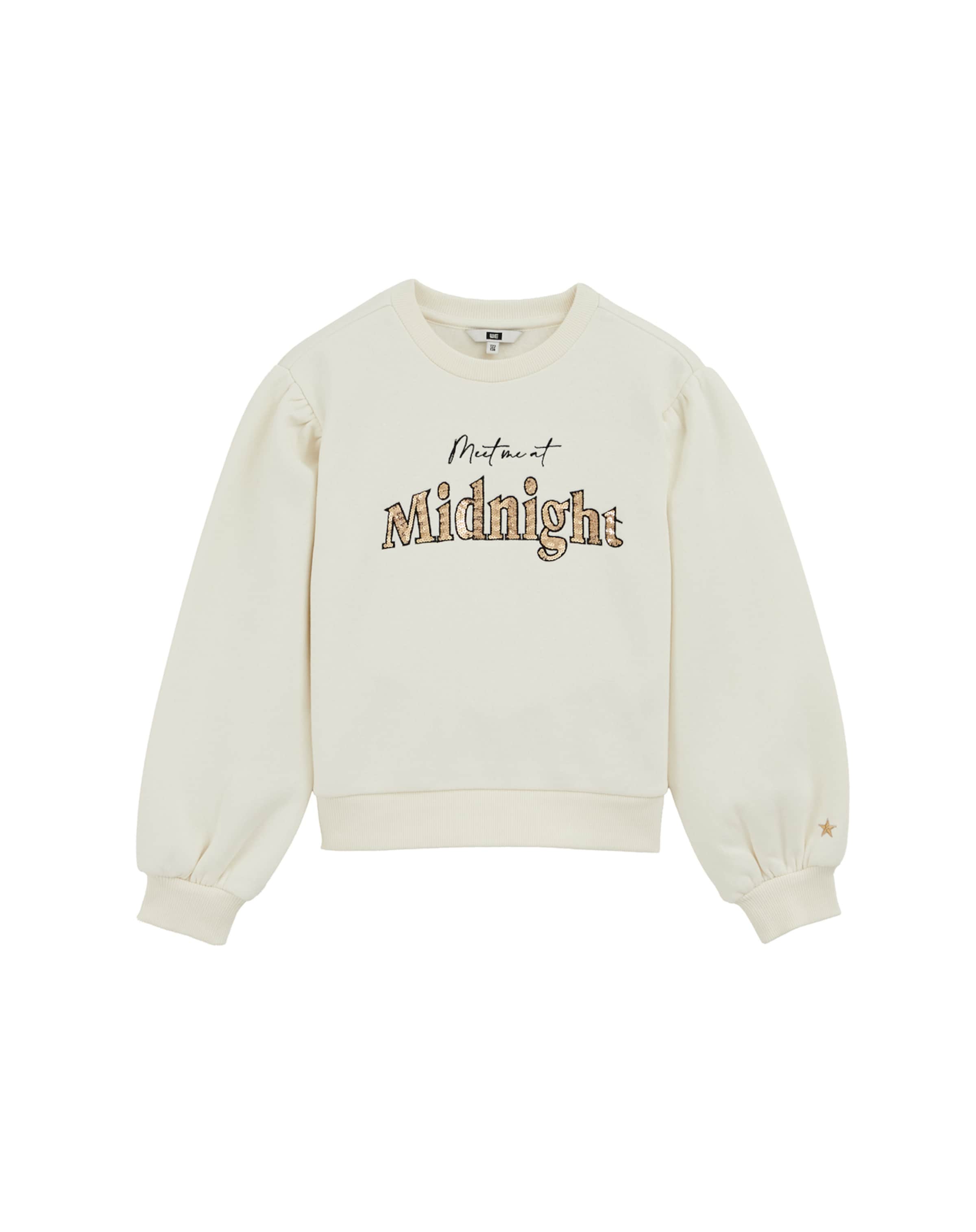 Felpa di WE Fashion in bianco: frontale