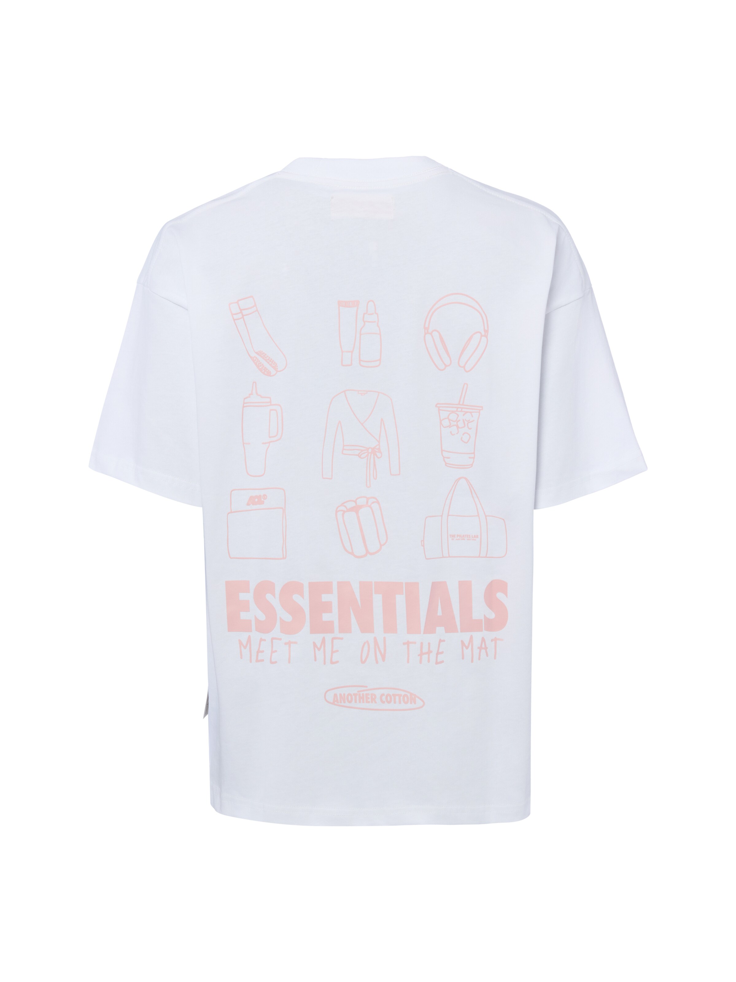Another Cotton Lab T-Shirt 'Mat Essentials' in Weiß