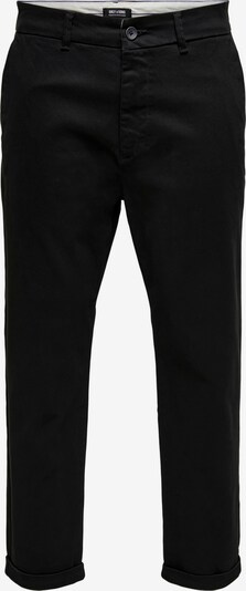 Only & Sons Pantalón chino 'Kent' en negro, Vista del producto