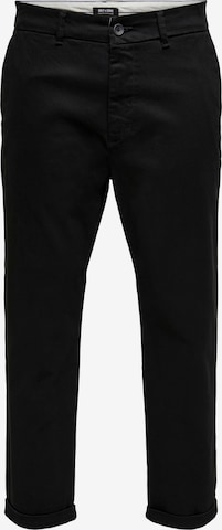 Only & Sons Chino Pants 'Kent' in Black: front