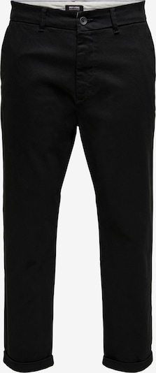 Only & Sons Calças chino 'Kent' em preto, Vista do produto