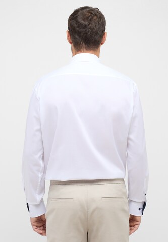 ETERNA Comfort fit Button Up Shirt in White