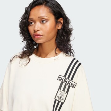 Sweat-shirt 'Adibreak' ADIDAS ORIGINALS en blanc