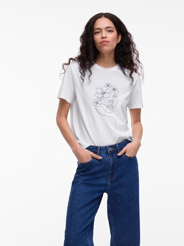 T-shirt 'VINora' VILA en blanc : devant