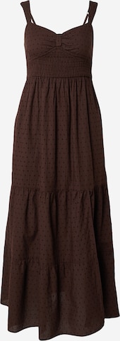 HOLLISTER Mekko värissä ruskea: etupuoli