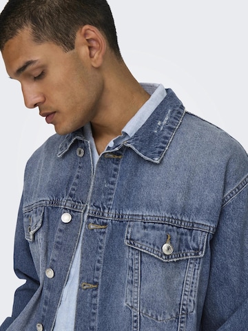 Only & Sons Overgangsjakke '22031183' i blå