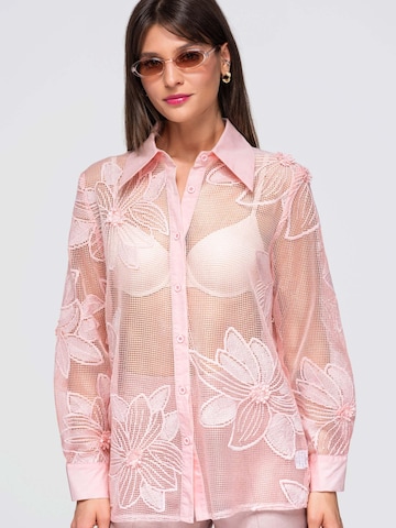 Ombre Blouse in Roze