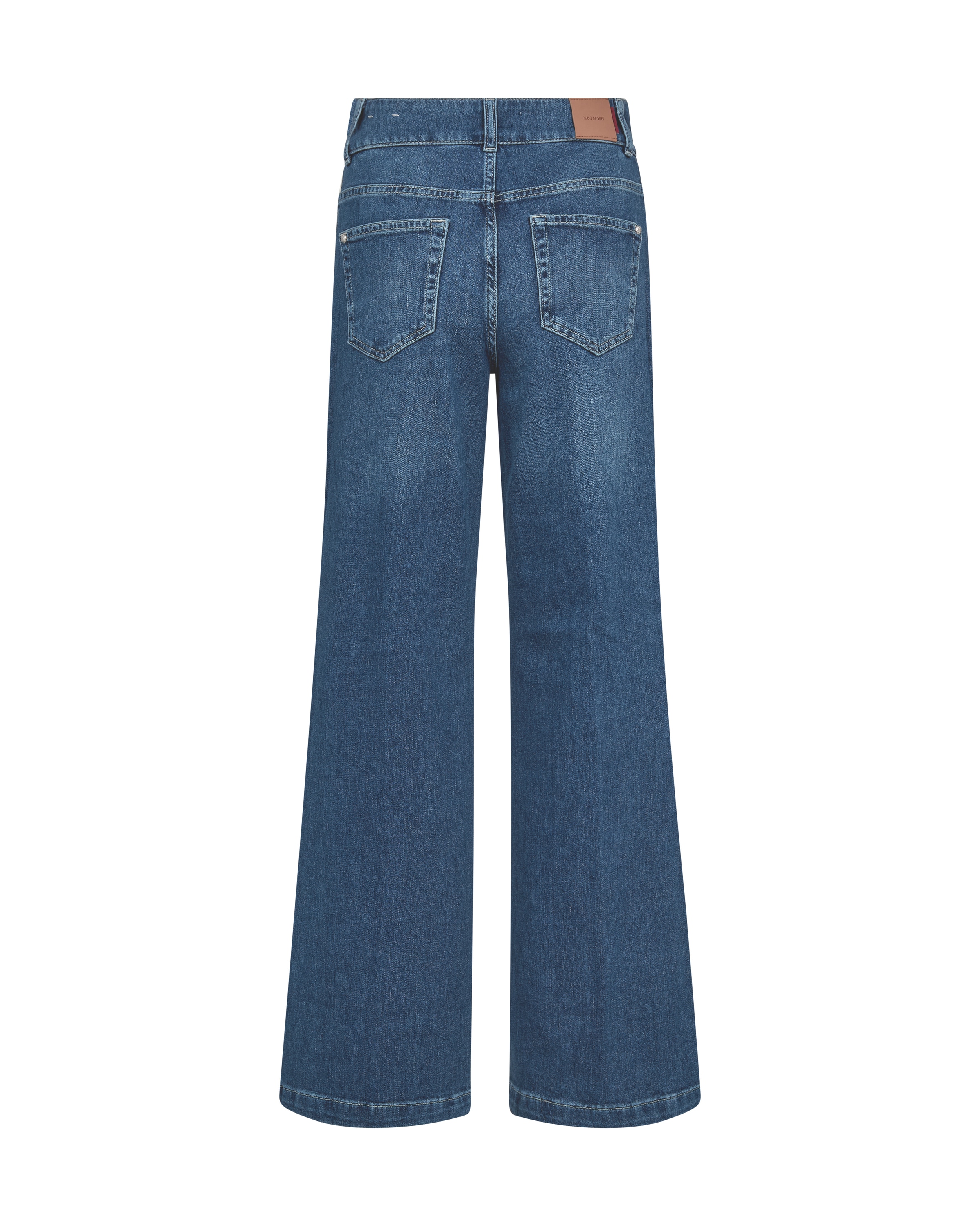 MOS MOSH Wide leg Jeans 'MMColette Nagato' in Blauw